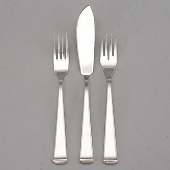 BESTICK, 144 delar, nysilver, Solingen Oka, Tyskland, 1900-talets mitt.