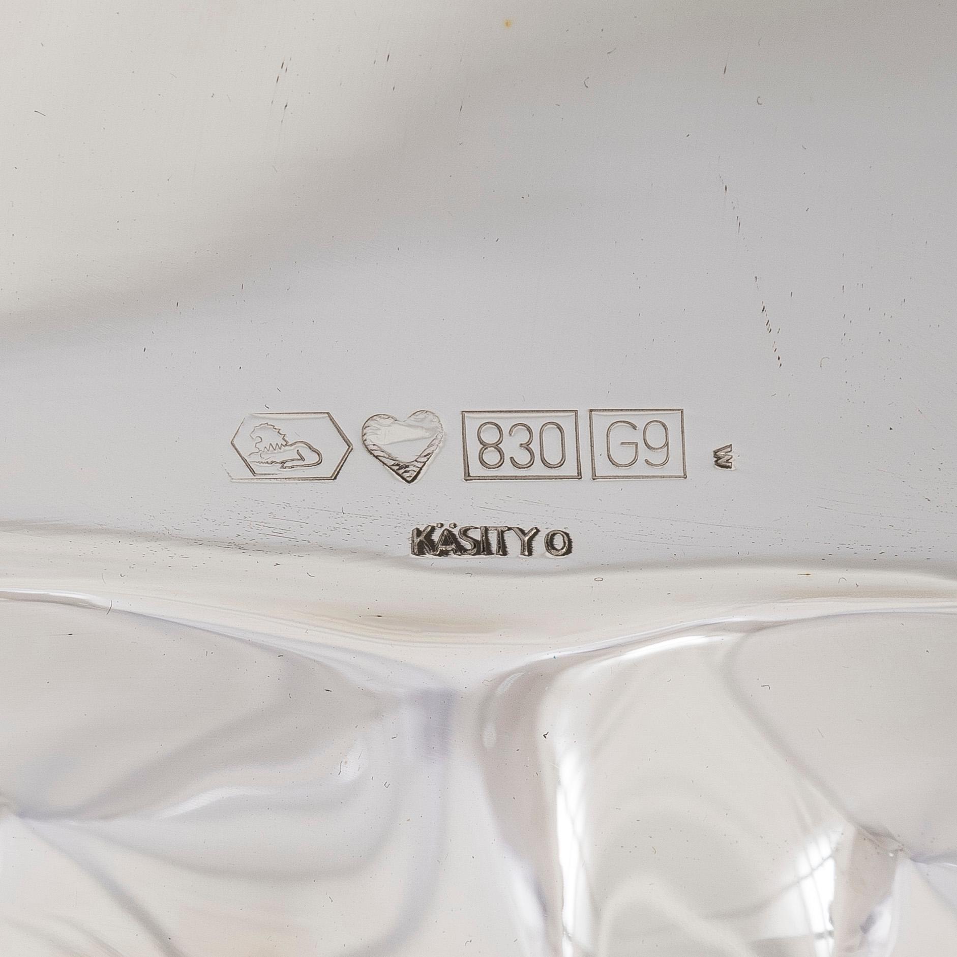 Tarjotin, hopeaa, Kultakeskus, Hämeenlinna 2008.