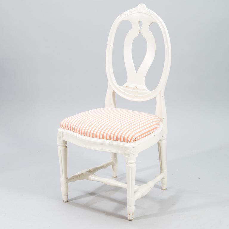 A Gustavian chair by master Melchior Lundberg (Master 1775-1812), Stockholm.