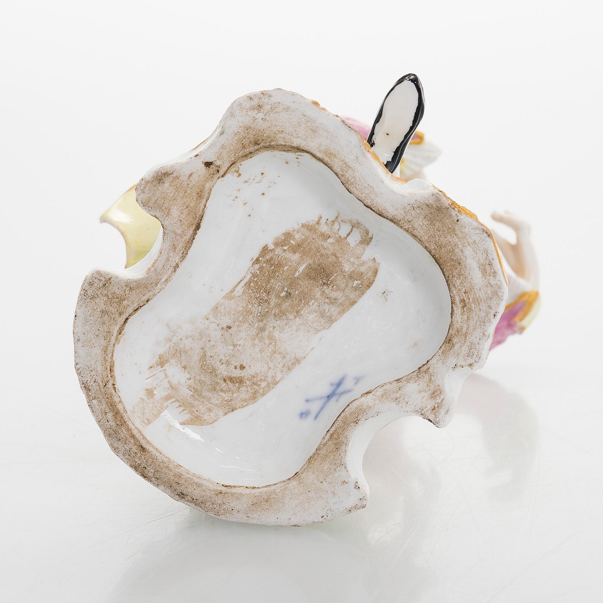 A porcelain figurine, 20th Century, Meissen like mark.