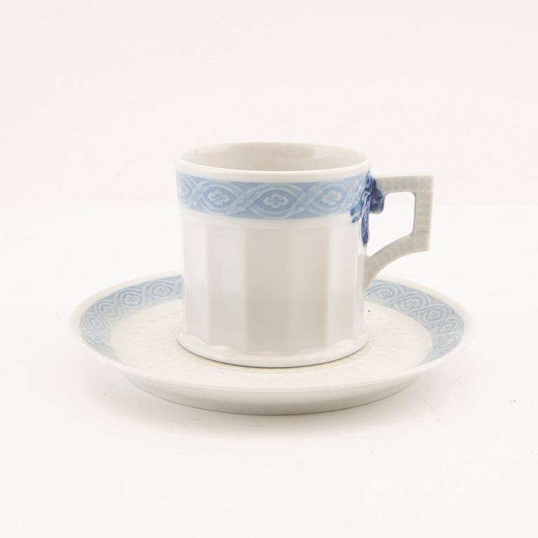 Servis 71 dlr Blå Vifte Royal Copenhagen porslin.