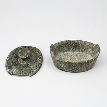 A swedish marble box, 19th century.
