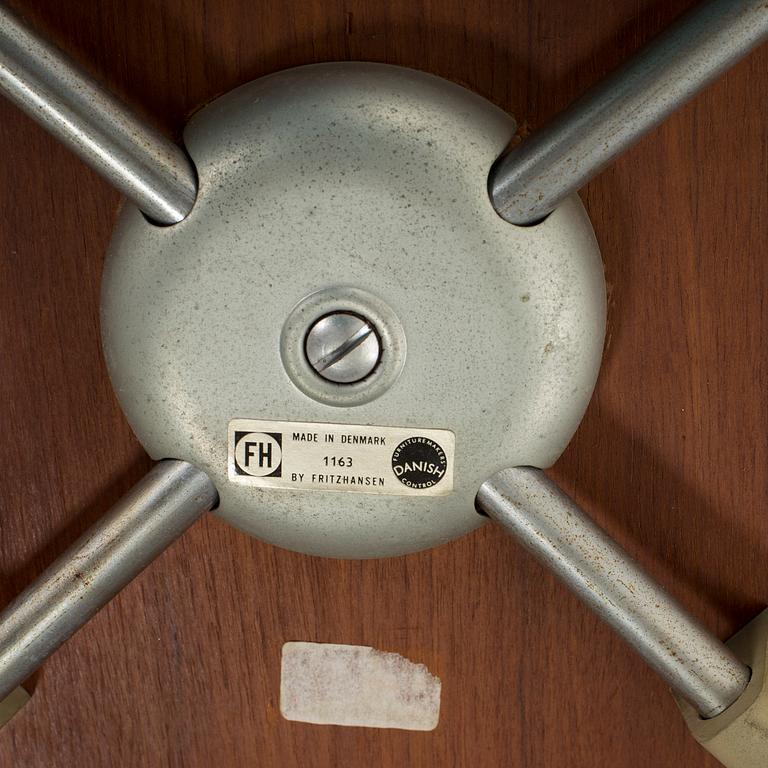 ARNE JACOBSEN, stolar 6 st "Sjuan" för Fritz Hansen Danmark 1960-tal.