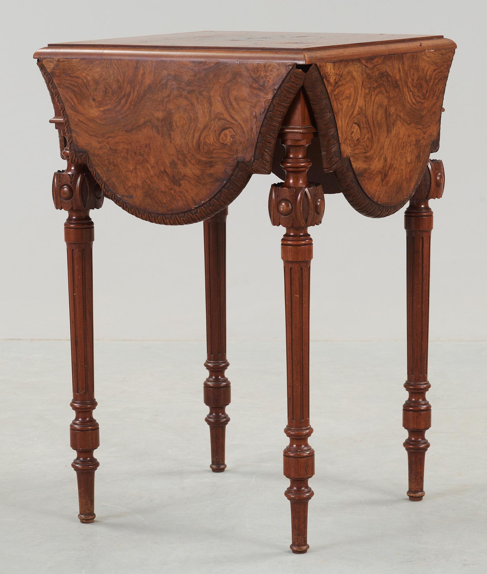 FÄLLBORD, Nyrenässans, 1800-talets slut.