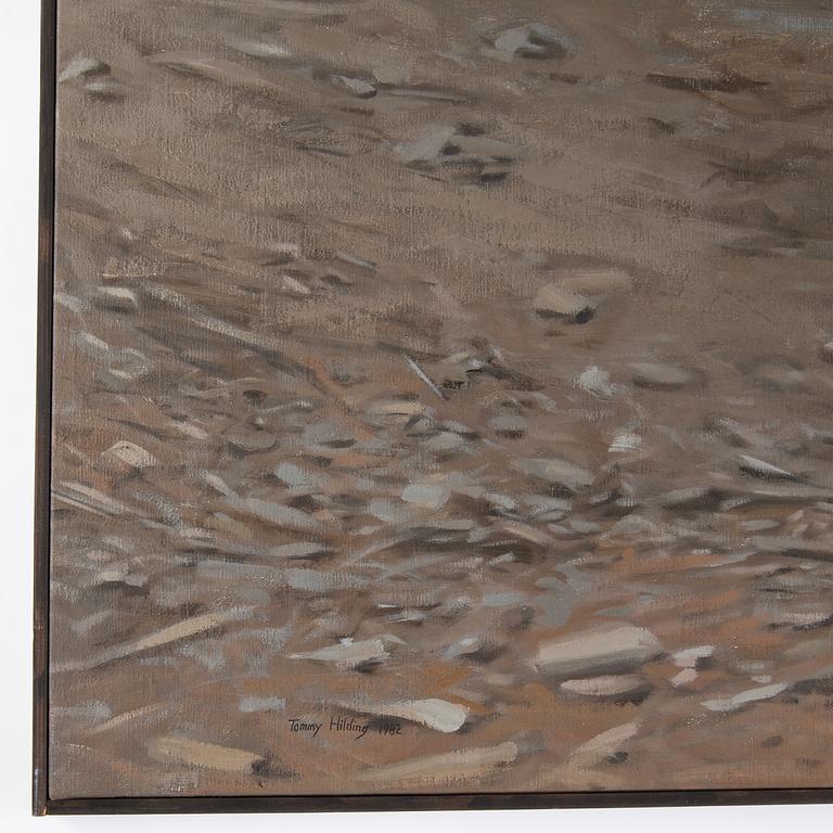 Tommy Hilding, oil on canvas, signed and dated 1982.