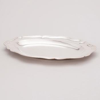 SERVERINGSFAT, silver, Johann Hues, Hamburg, 1700-talets slut.