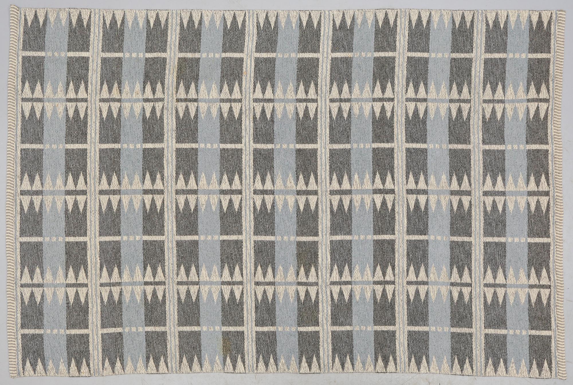 MATTA, dubbelväv, 1900-talets andra hälft, 236 x 162 cm.