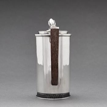 Carl Fredrik Carlman, a 3 pieces coffee service, Stockholm 1967.