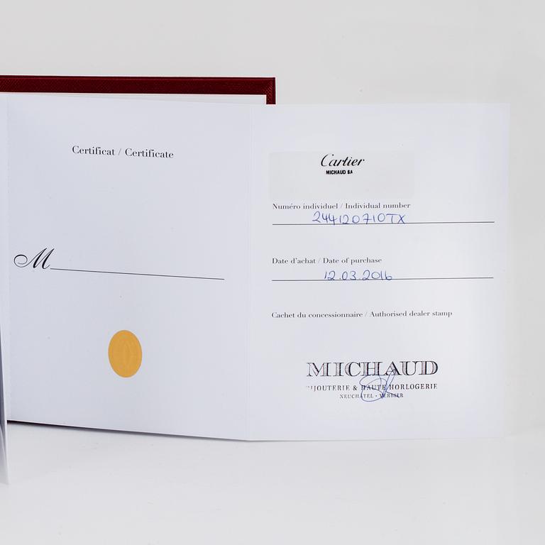 CARTIER, Tank, wristwatch, 25,5 x 25,5 (33,5) mm.