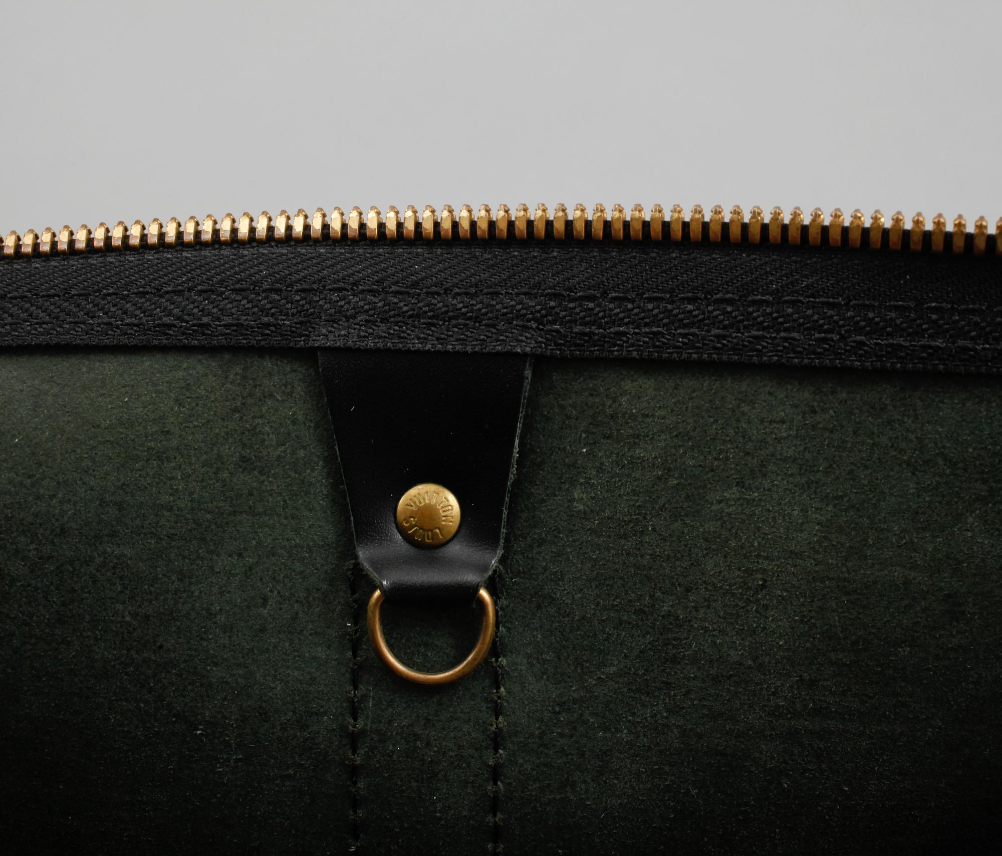 VÄSKA, "Keepall 55 Epi Black", Louis Vuitton,