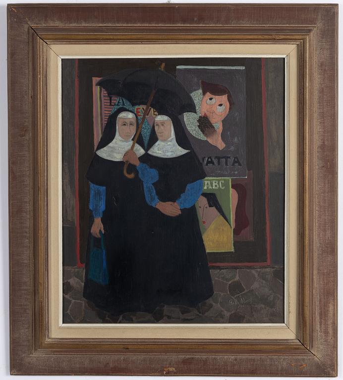 Pelle Åberg, Outside the tobacco shop.