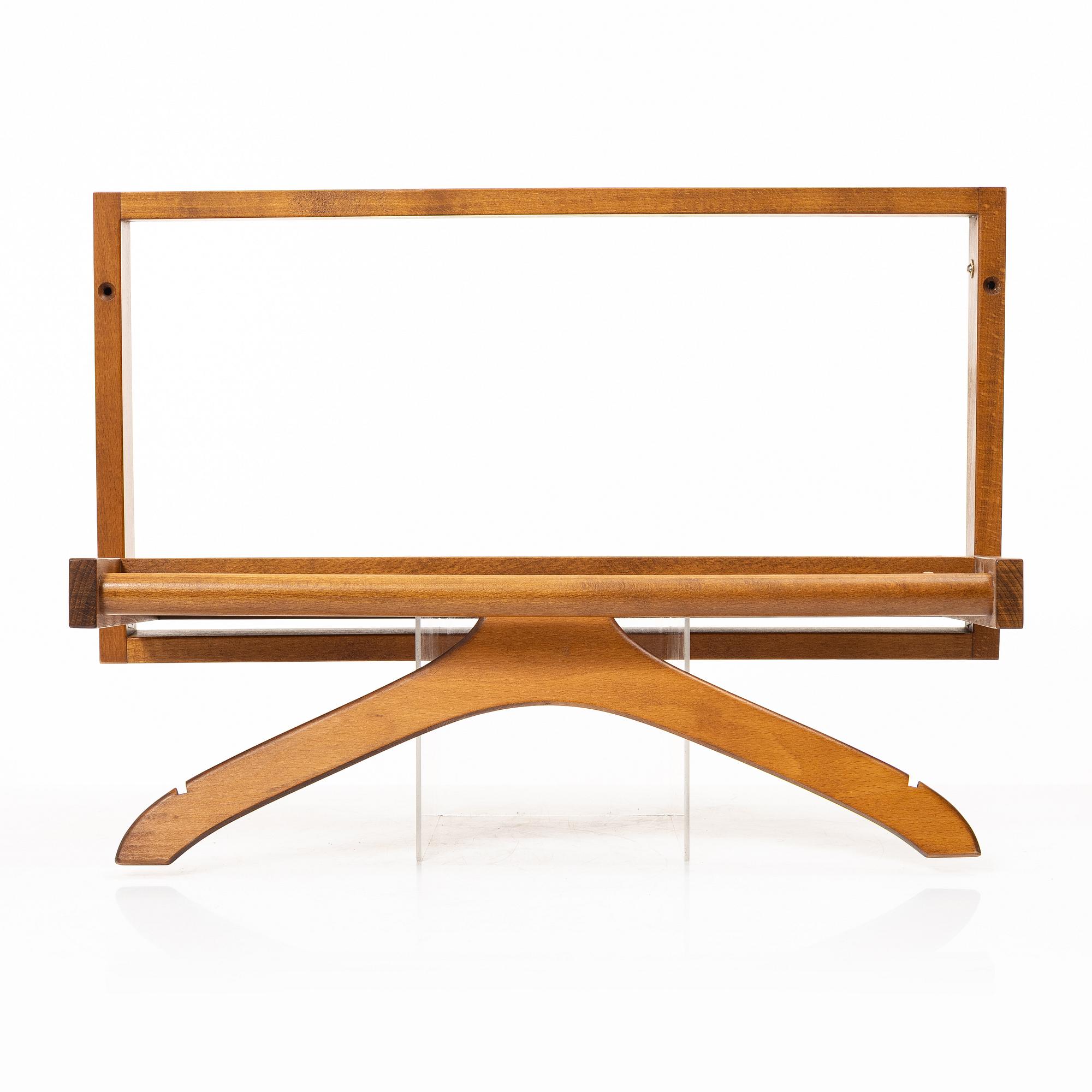 Bertil Fridhagen, Wall-mounted gentleman's valet, "Variett", Bodafors, second half of the 20th century.