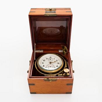 Ship's chronometer, Poljot, Moscow Watch Factory, USSR latter half of the 20th century.