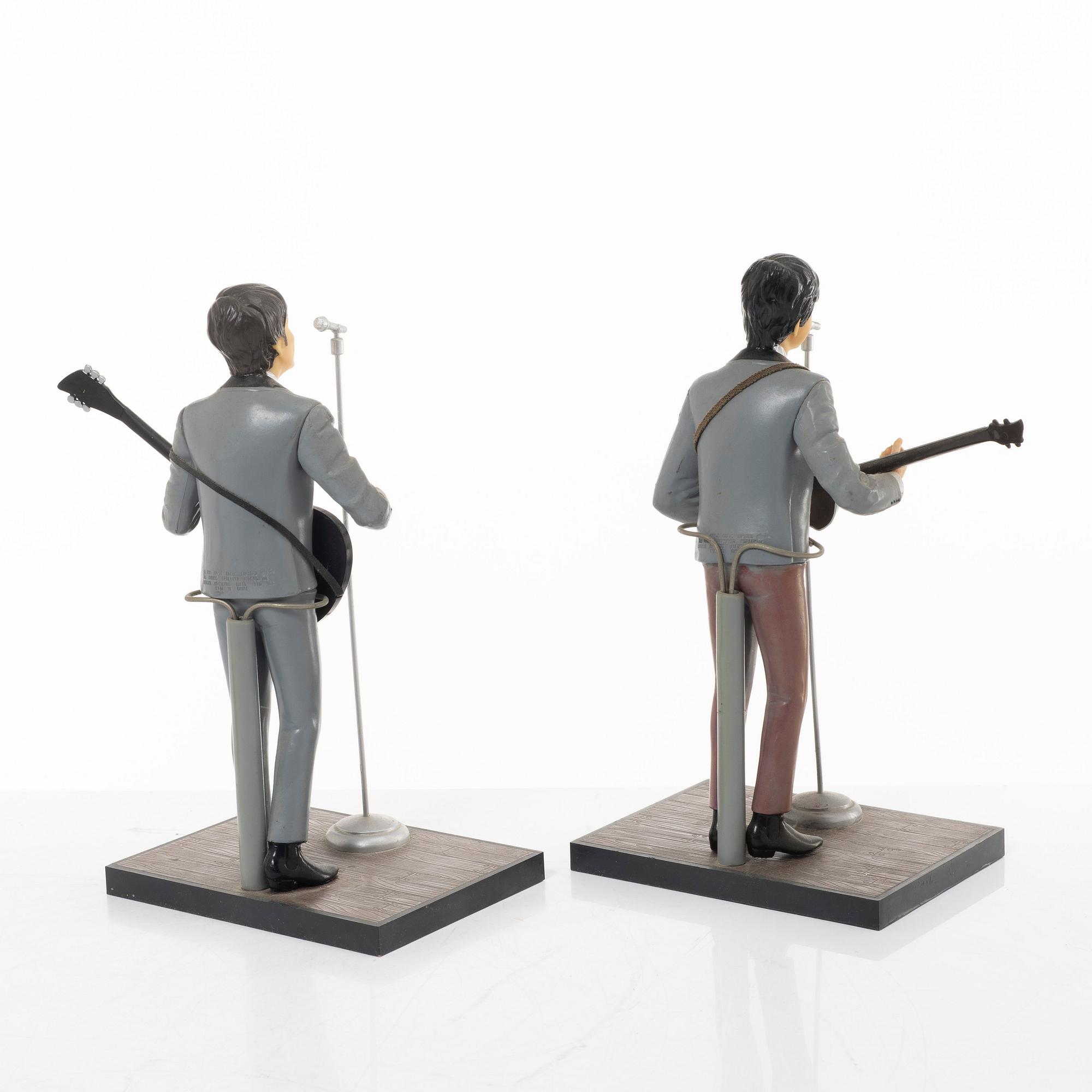 The Beatles, "Hamilton gifts" collectible figures, 4 pcs, Apple Corps Ltd, 1991.