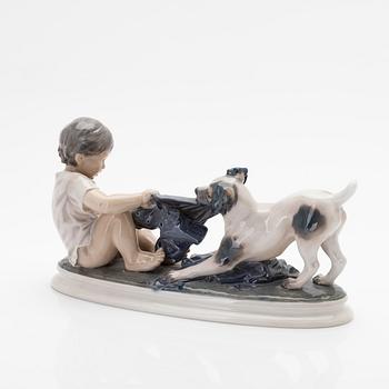 Jens Peter Dahl-Jensen, figurin, porslin, Danmark.