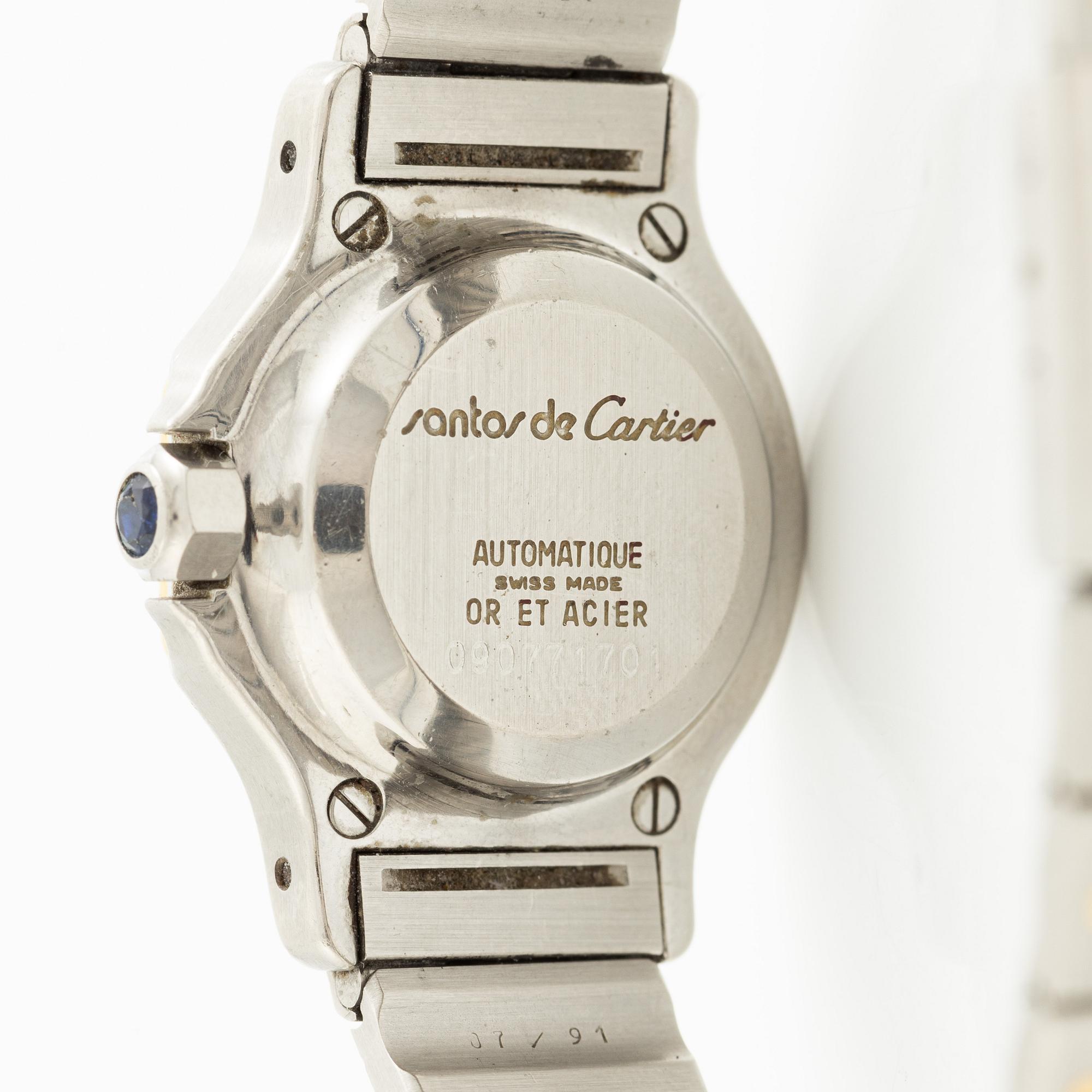 Cartier, Santos Ronde, armbandsur, 24 mm.