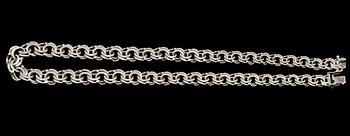 HALSLÄNK, silver, otydlig mästarstämpel, Lund, 1974. Vikt 61 g.