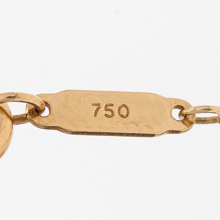 Tiffany & Co, an 18K gold 'Infinity' necklace.