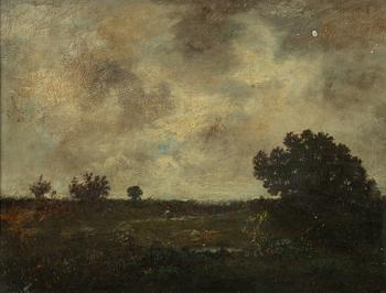 Narcisse-Virgile Diaz de la Peña, In the manner of, Landscape with figure on the way.