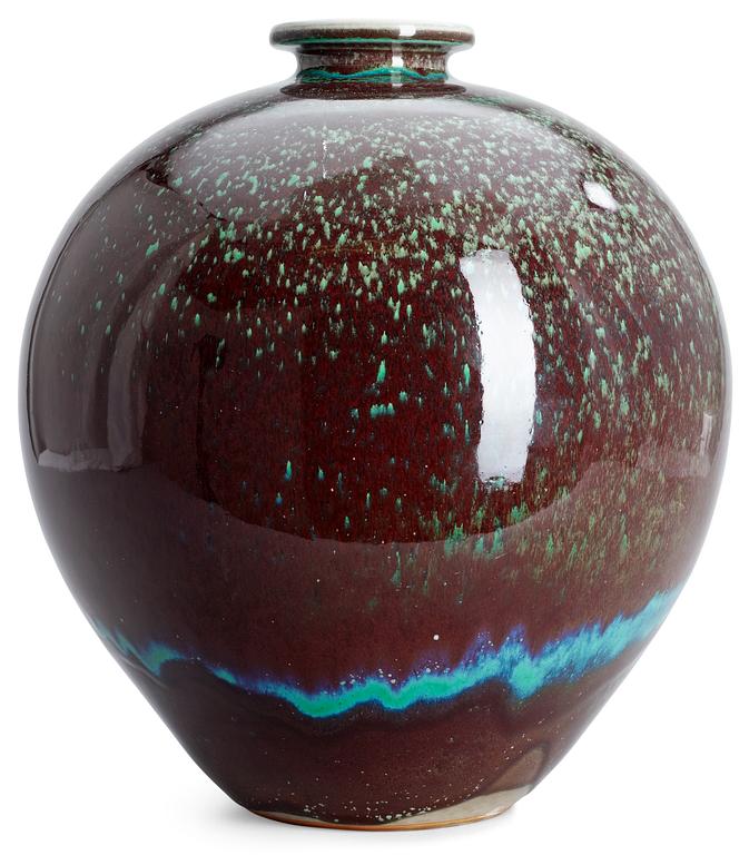 A Berndt Friberg stoneware vase, Gustavsberg studio 1970.
