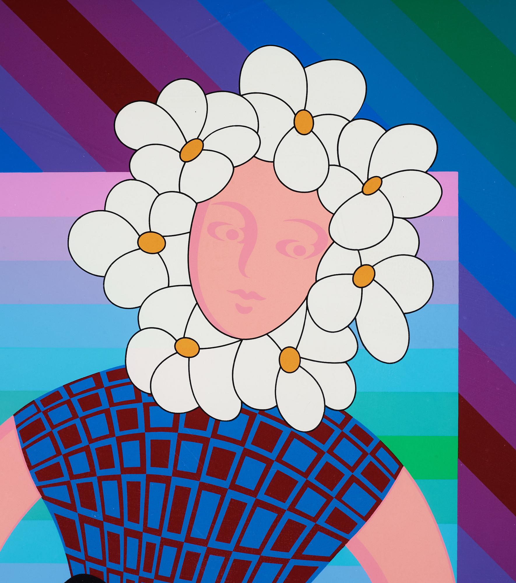Victor Vasarely, silkscreen in colours, signed 69/275.