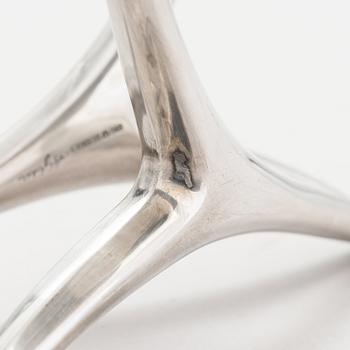 Anna-Greta Eker, two silver candlesticks, Auran Kultaseppä, Turku 1959.