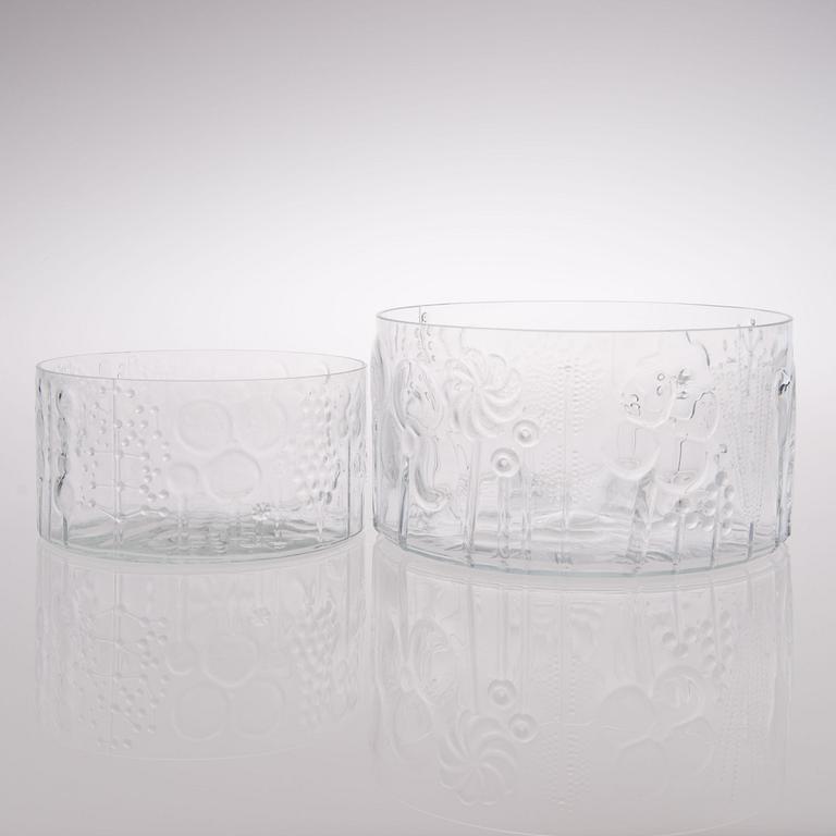 OIVA TOIKKA, FYRA DELAR. "Flora". Iittala. Formgivna 1966.