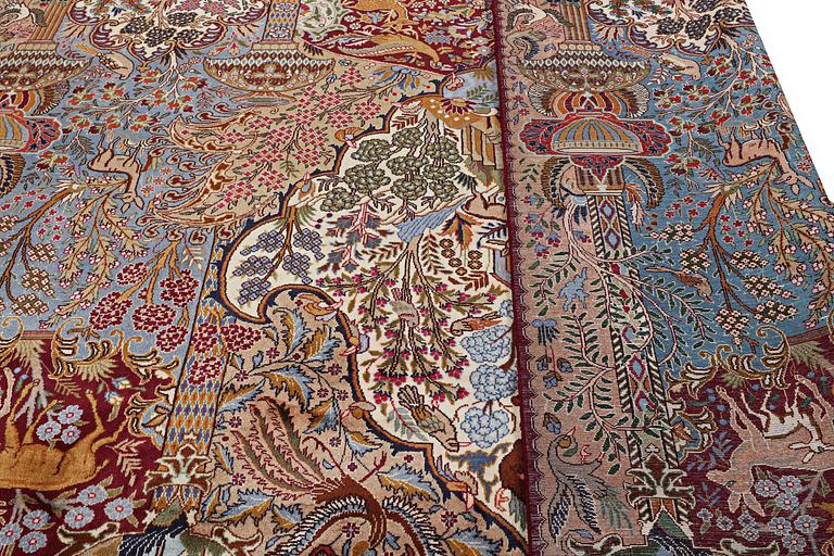 A carpet, Kashmar, c. 402 x 300 cm.