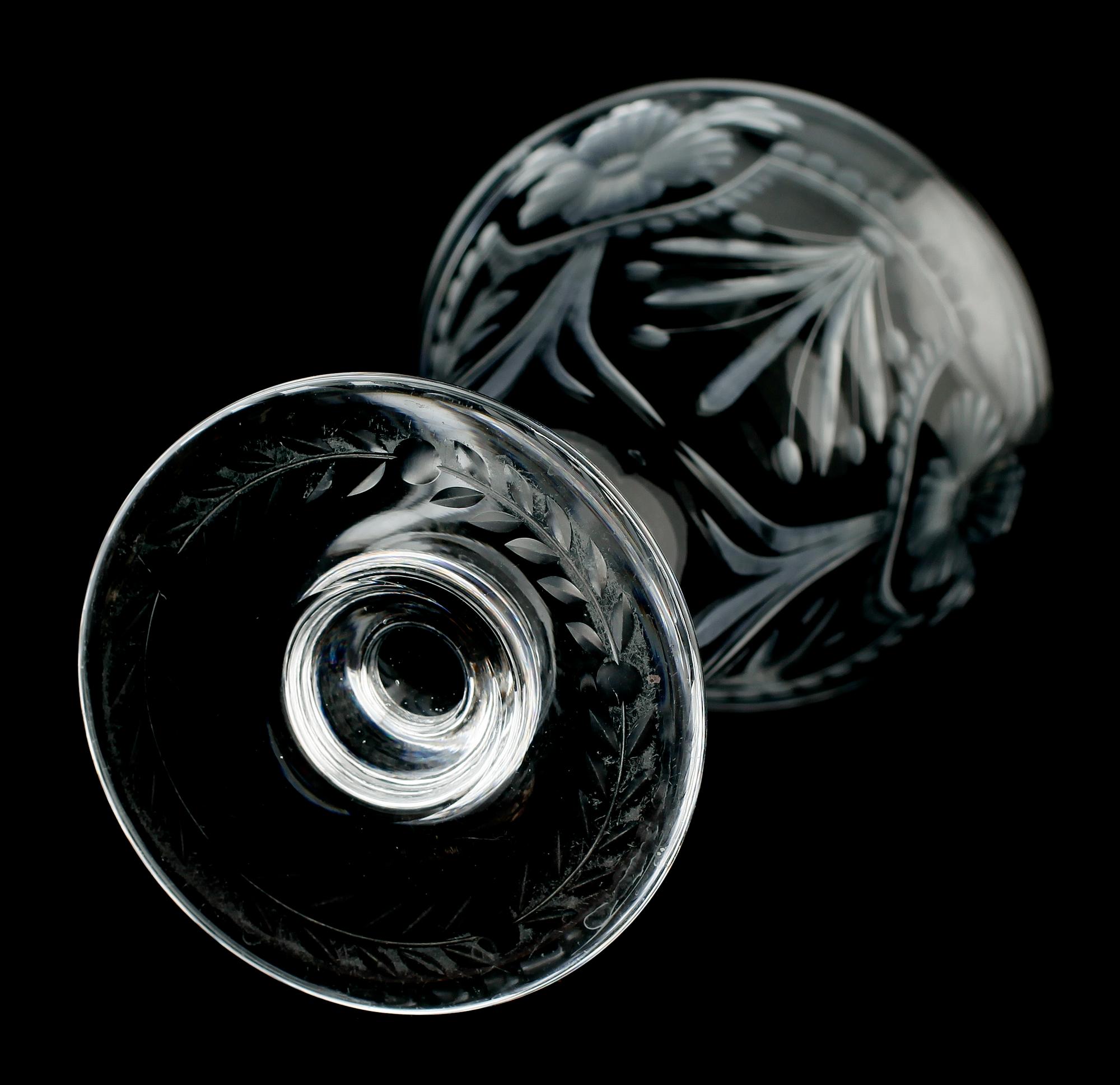 VAS, glas, 1900-talets mitt.