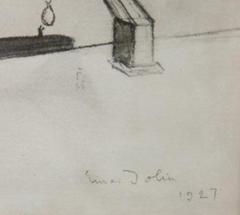 JOLIN, EINAR, ljustryck, sign o dat i trycket 1927.