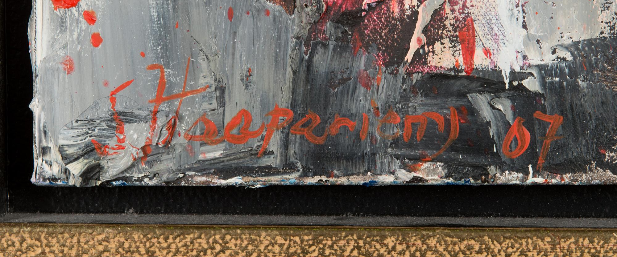 Sari Haapaniemi, oil on canvas, signed and dated -07.
