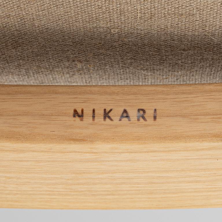 Jasper Morrison & Wataru Kumano, fåtölj med fotpall, "December Chair" Nikari, Finland.