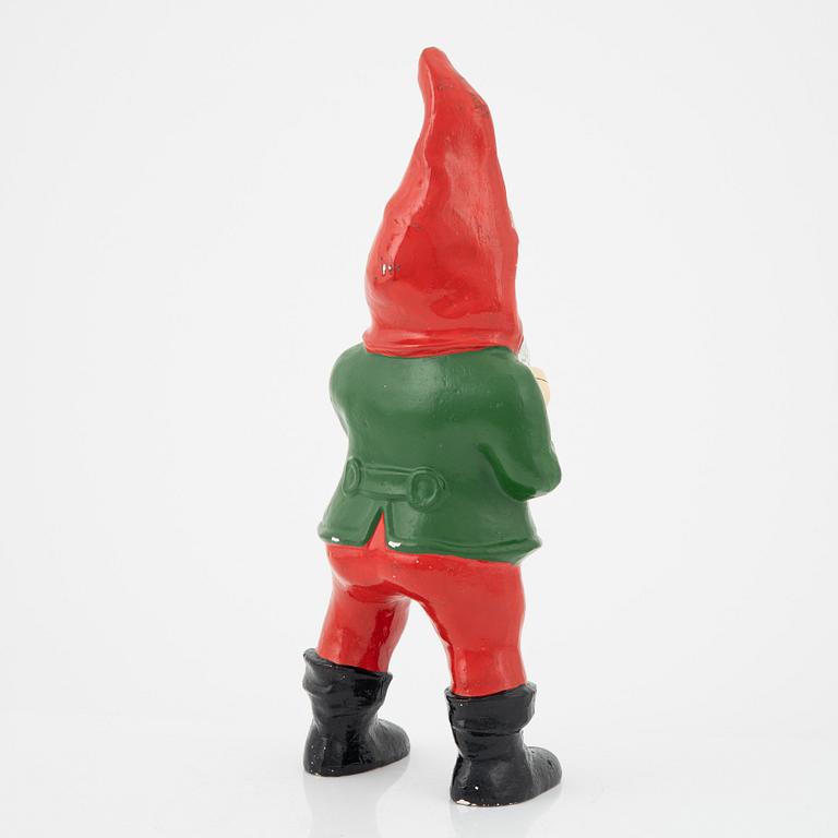 A stoneware garden gnome, first half of the 20th century.