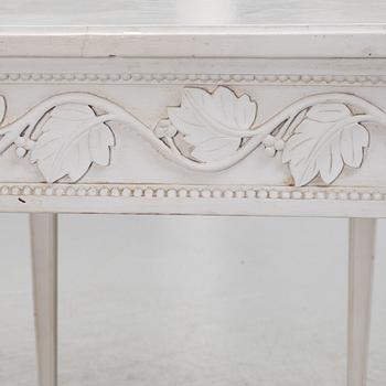 A Gustavian-style table,  19th century.