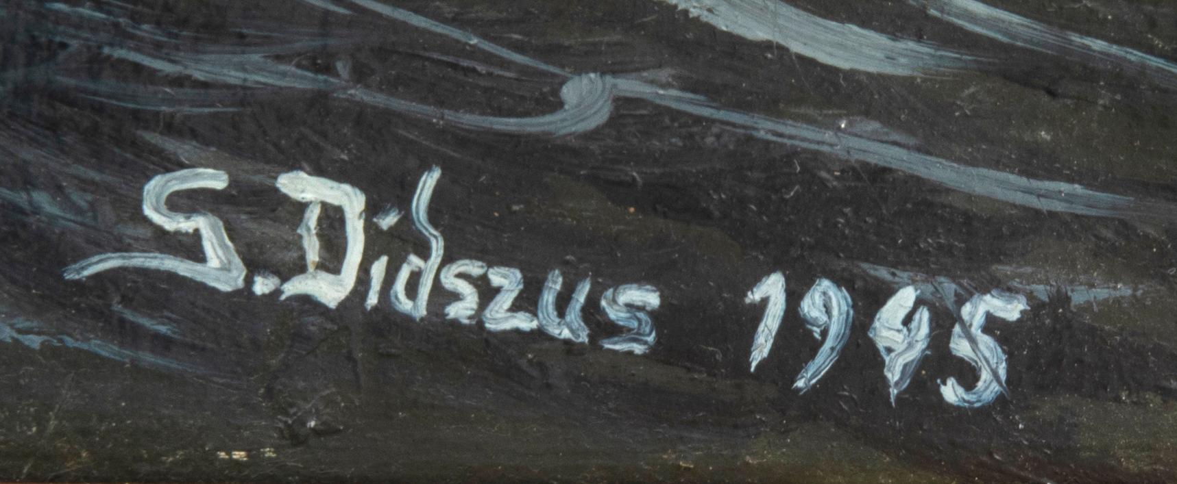 S Didszus oil on canvas, signed.
