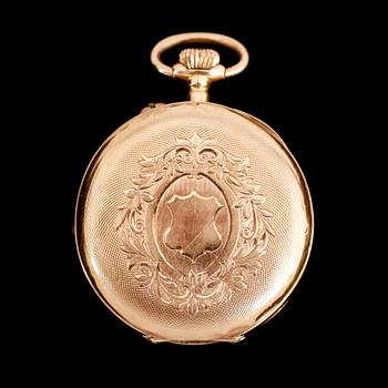 FICKUR, 14 k guld, sekelskiftet 1900.