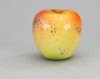 A Hans Hedberg faience apple, Biot France.