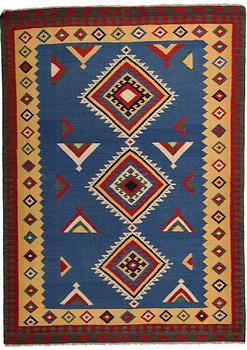 A rug, persian kilim, ca 262 x 187 cm.