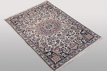 Matta, Nain, part silk, ca 196 x 120 cm.
