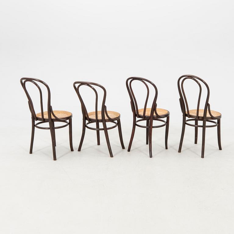 Chairs, set of 4, early 20th century.