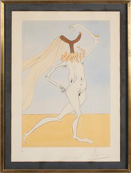 SALVADOR DALÍ, torrnål, signerad, numrerad 3/300.