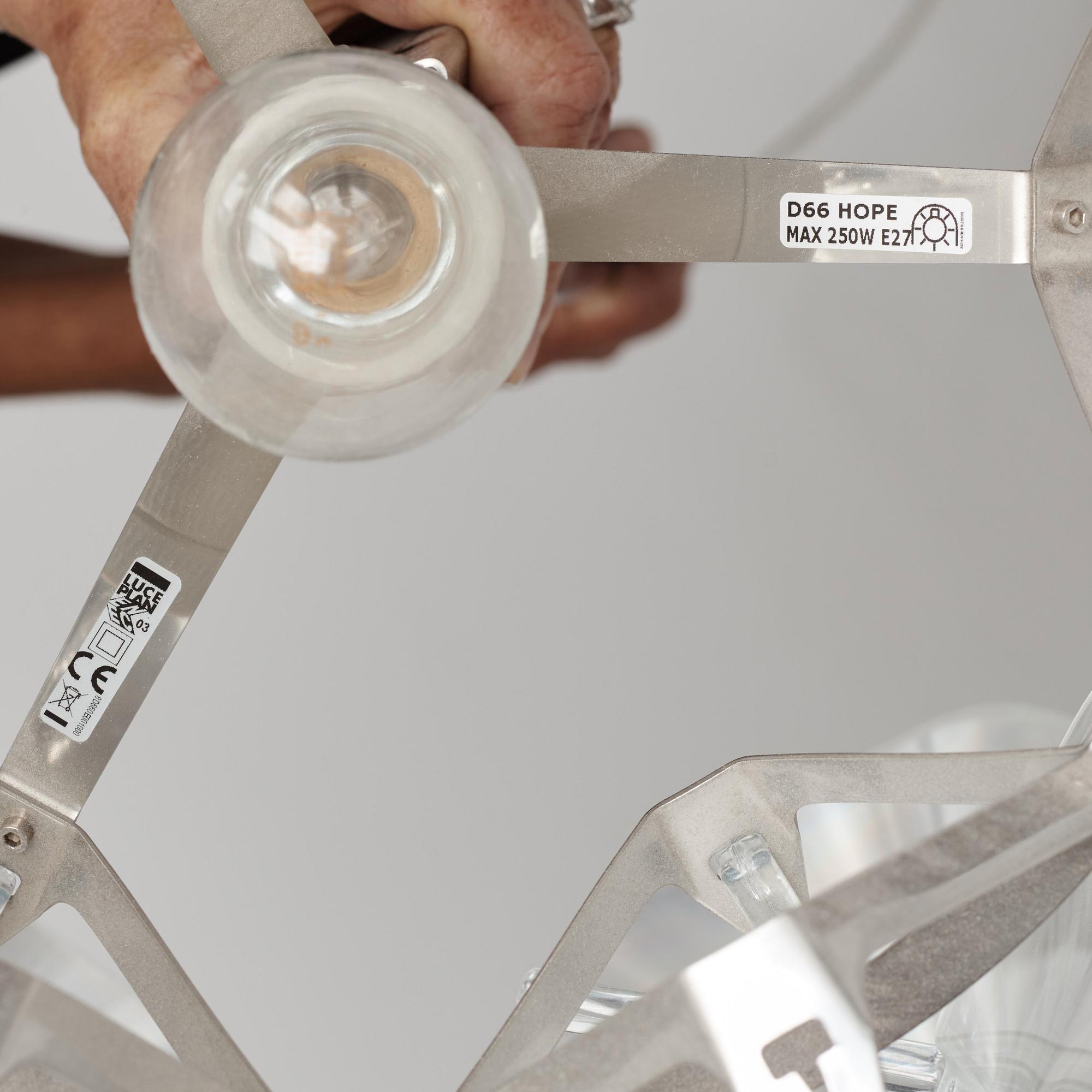 Francisco Gomez Paz, a "Hope" floor lamp, for Luceplan, Italy.