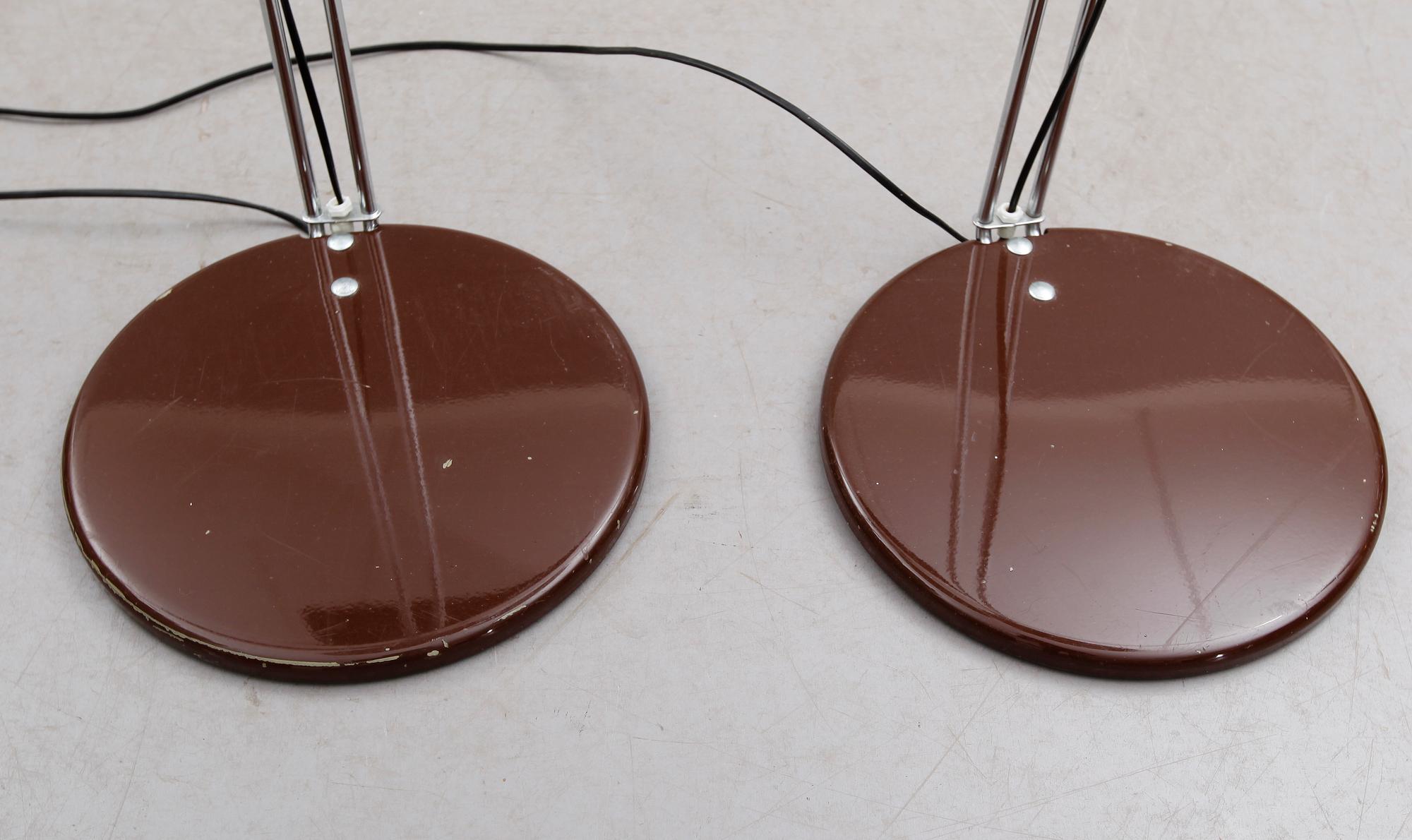 GOLVLAMPOR, 1 par, "Mars", Per Sundstedt, Ateljé Lyktan, Åhus.