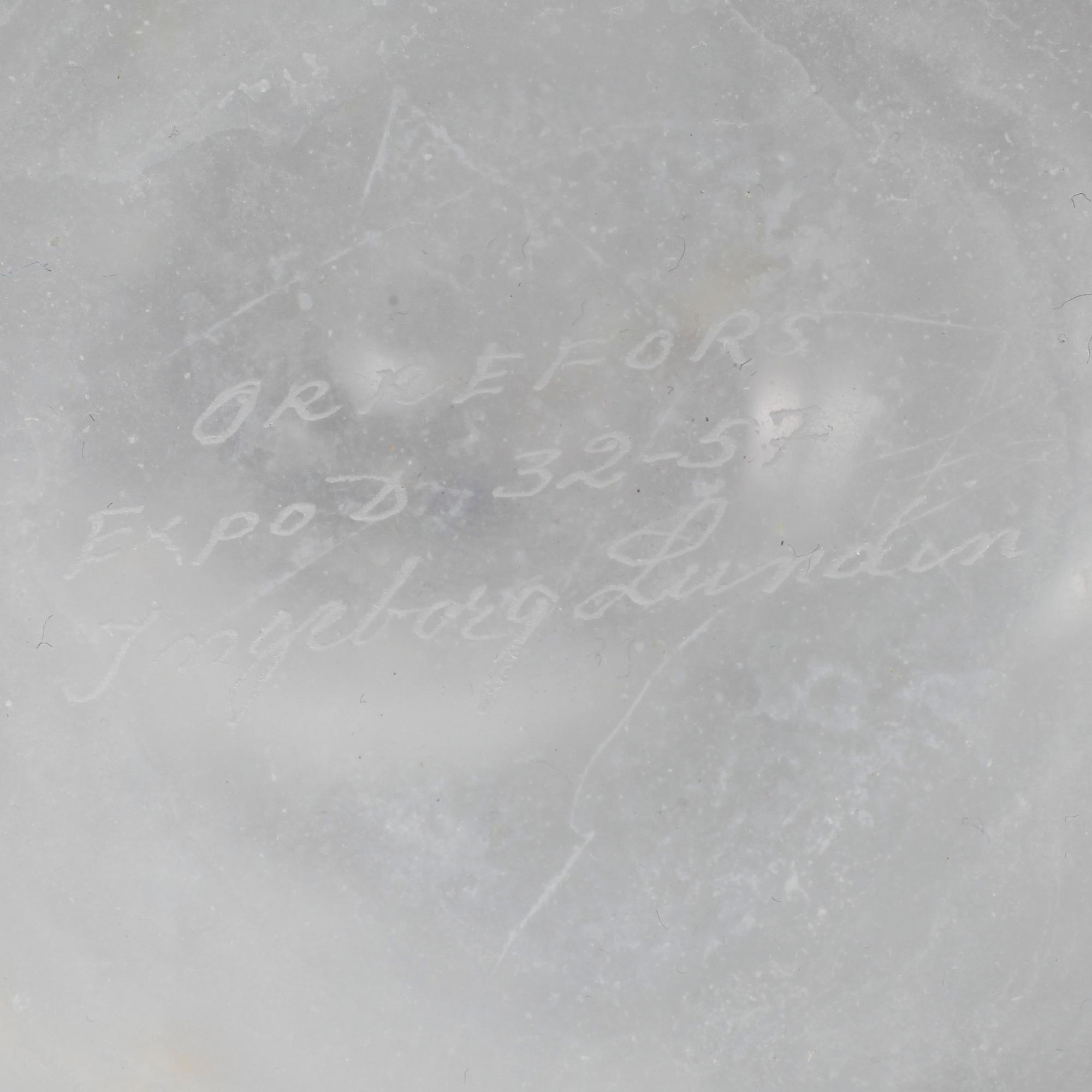 VAS, glas "Äpplet", Ingeborg Lundin, Orrefors.