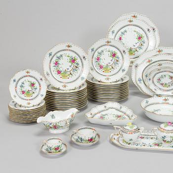 Herend, matservis, 100 delar, porslin, "Indian Basket" Ungern.