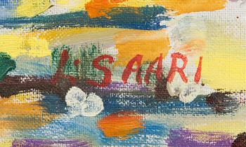 LAURI SAARI, oil on canvas, signed.