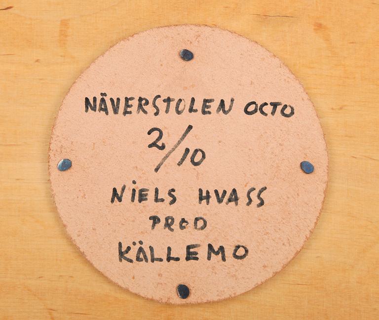 STOL, "Näverstolen Octo", 2/10, Niels Hvass, Källemo, 1900-talets andra hälft.