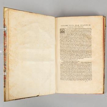 Polyhistor, 1543, med bl. a. första fullständiga Asienkartan.