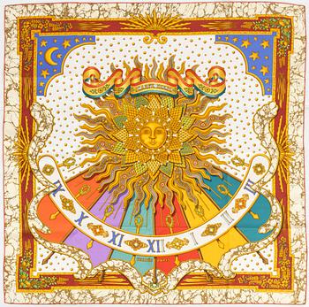Hermès, scarf, "Carpe Diem".