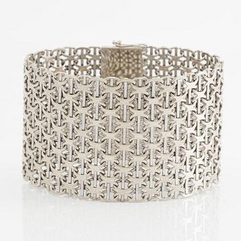 Bracelet 18K white gold, X-link.